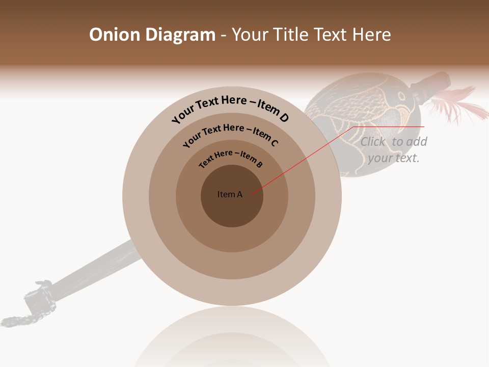 A Wooden Pole With A Bird On It PowerPoint Template