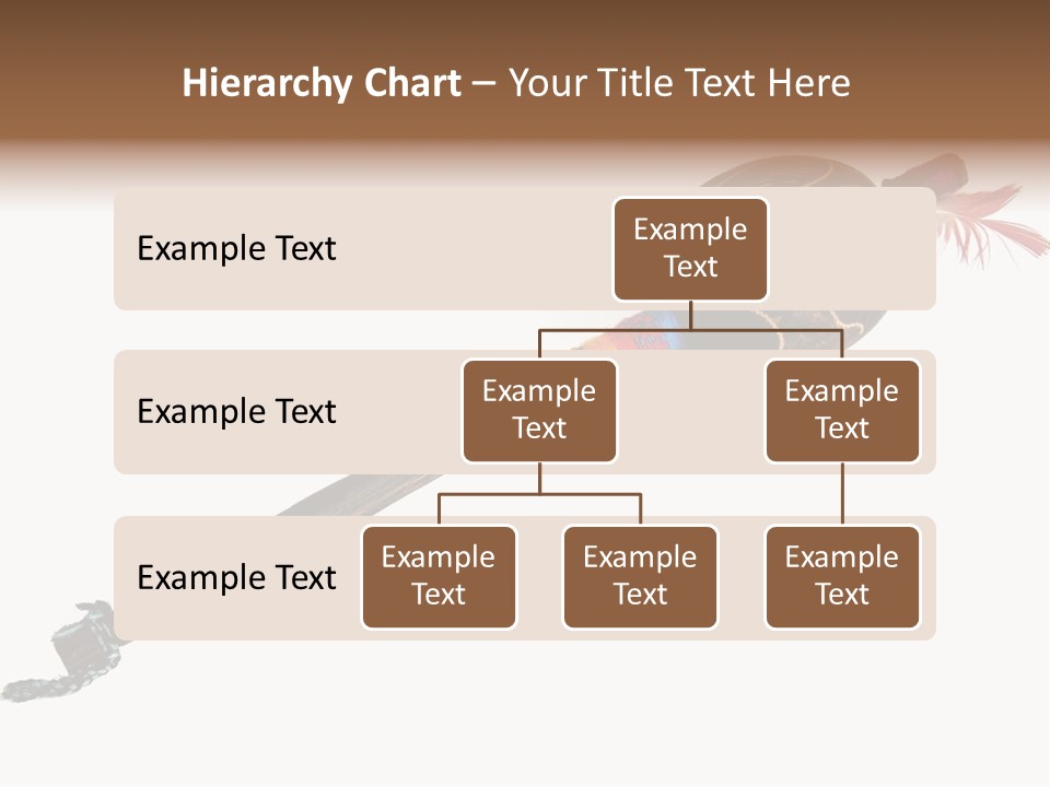 A Wooden Pole With A Bird On It PowerPoint Template
