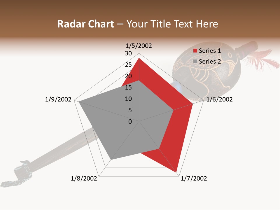 A Wooden Pole With A Bird On It PowerPoint Template