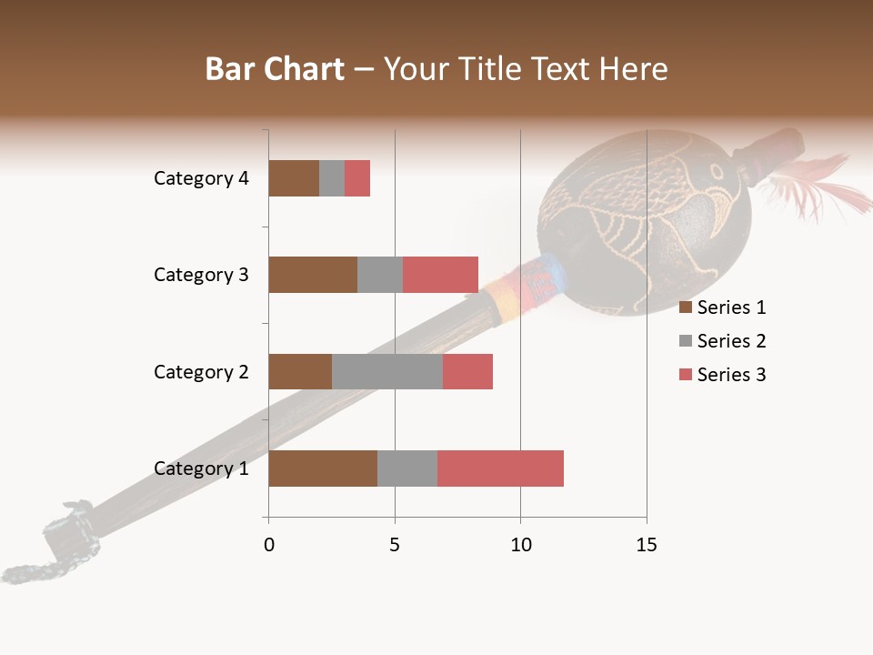 A Wooden Pole With A Bird On It PowerPoint Template