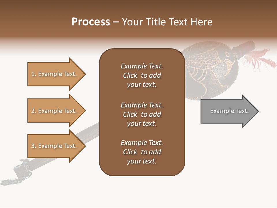 A Wooden Pole With A Bird On It PowerPoint Template