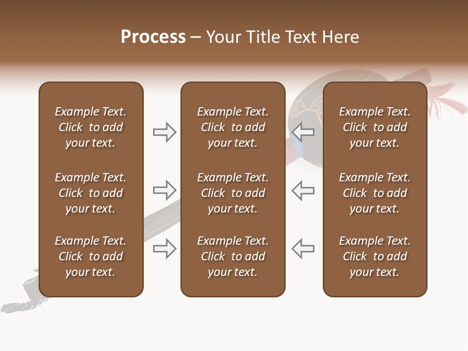 A Wooden Pole With A Bird On It PowerPoint Template