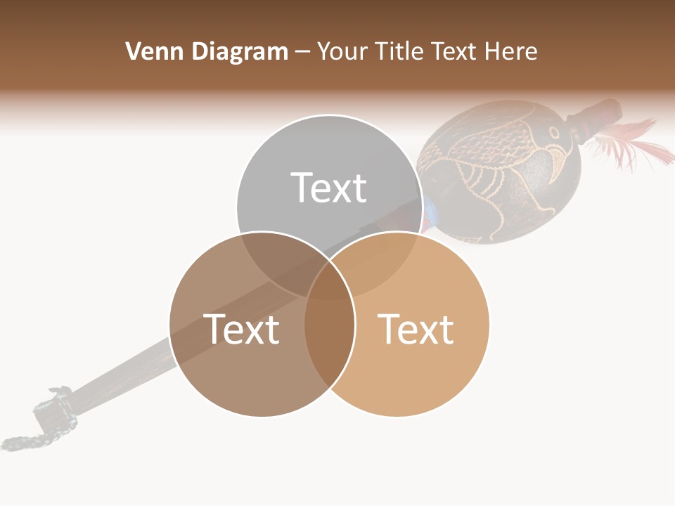 A Wooden Pole With A Bird On It PowerPoint Template