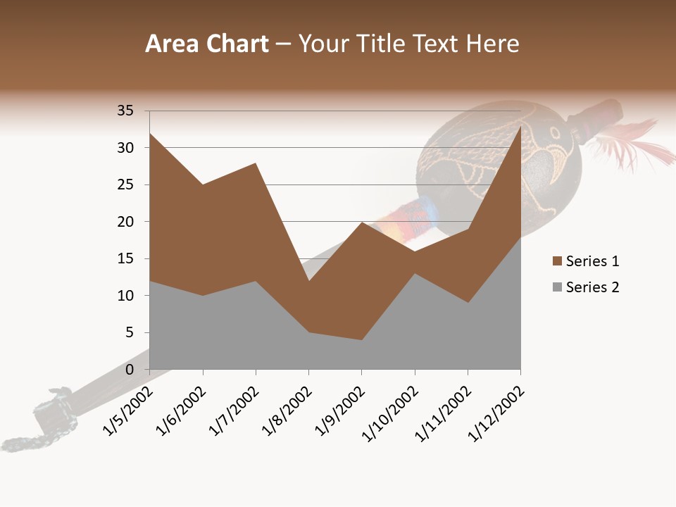 A Wooden Pole With A Bird On It PowerPoint Template