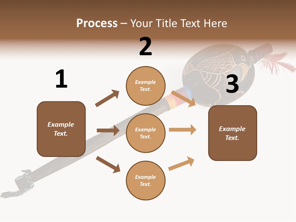 A Wooden Pole With A Bird On It PowerPoint Template