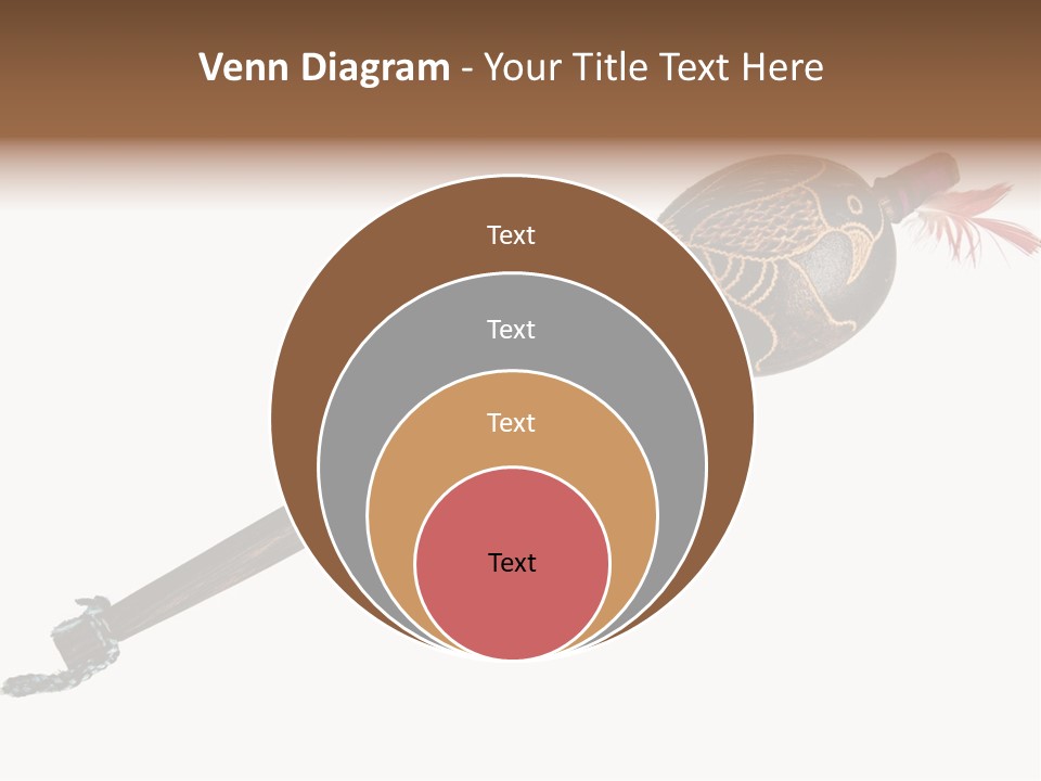 A Wooden Pole With A Bird On It PowerPoint Template