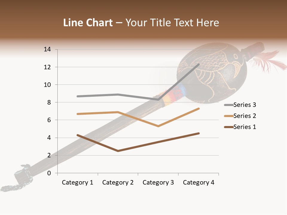 A Wooden Pole With A Bird On It PowerPoint Template