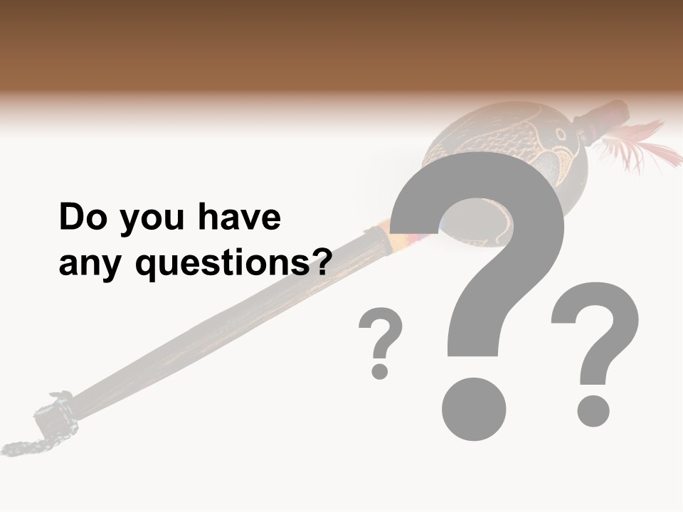 A Wooden Pole With A Bird On It PowerPoint Template