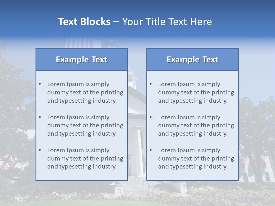Law Old Museum PowerPoint Template