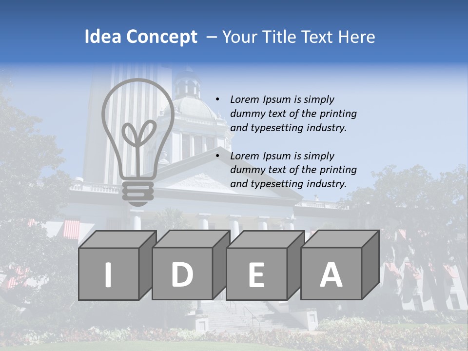 Law Old Museum PowerPoint Template