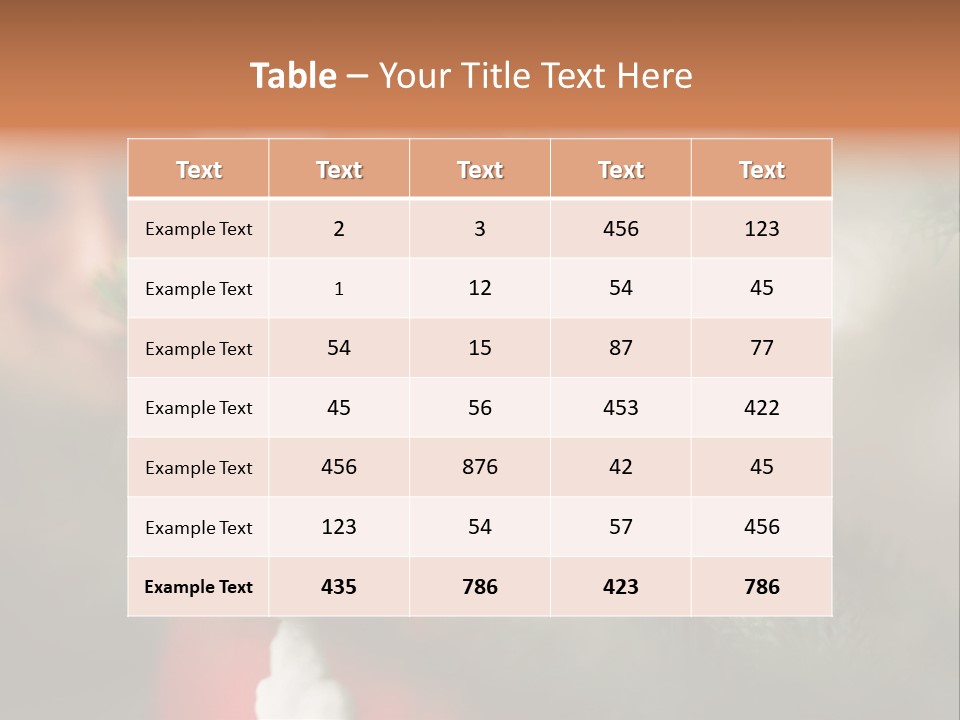 A Child Holding A Christmas Ornament In Front Of A Christmas Tree PowerPoint Template