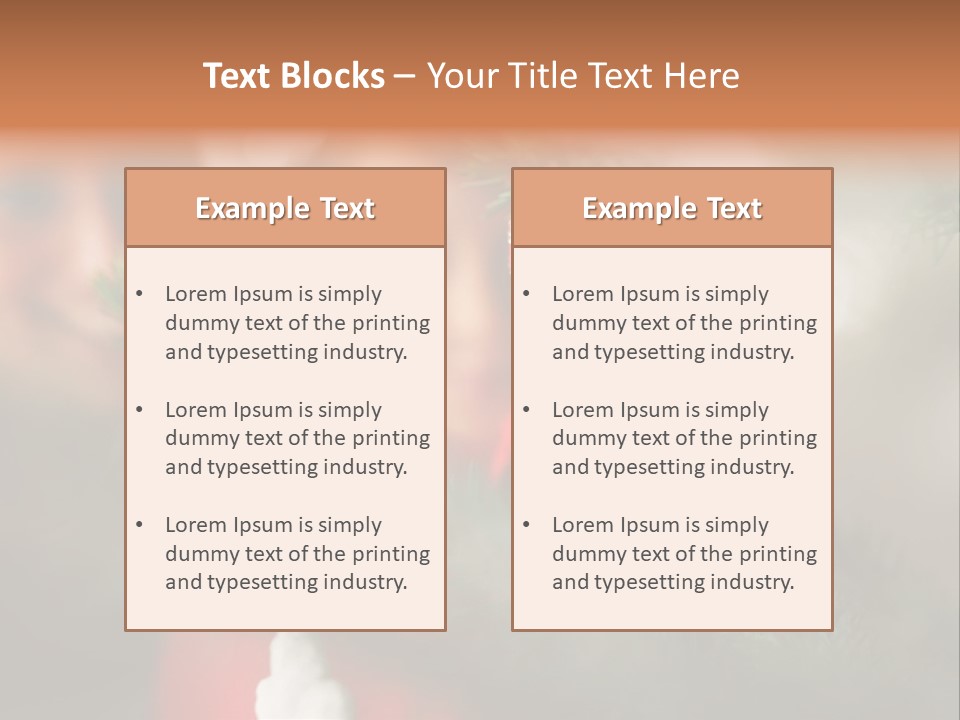 A Child Holding A Christmas Ornament In Front Of A Christmas Tree PowerPoint Template