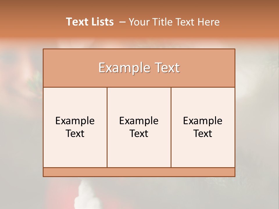 A Child Holding A Christmas Ornament In Front Of A Christmas Tree PowerPoint Template