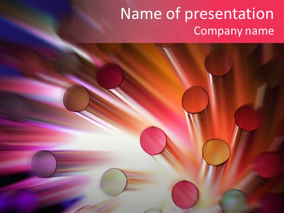 Futuristic Pattern High PowerPoint Template
