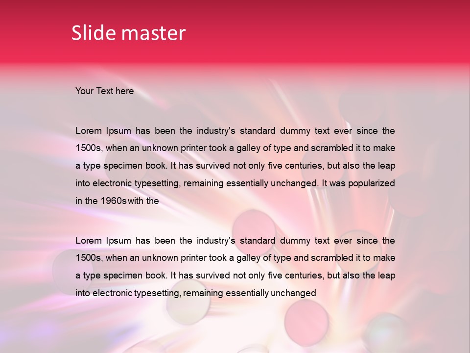 Futuristic Pattern High PowerPoint Template
