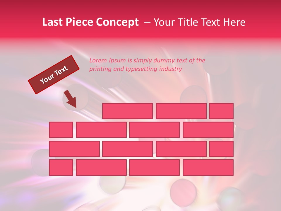 Futuristic Pattern High PowerPoint Template