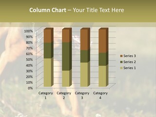 A Dog With It's Mouth Open In The Grass PowerPoint Template