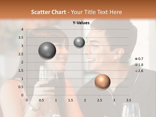 Smiling Sitting Eating PowerPoint Template