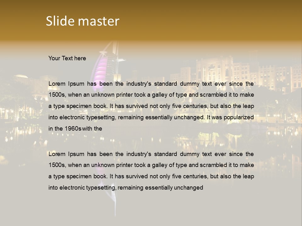 Ethnicity Resort Number PowerPoint Template