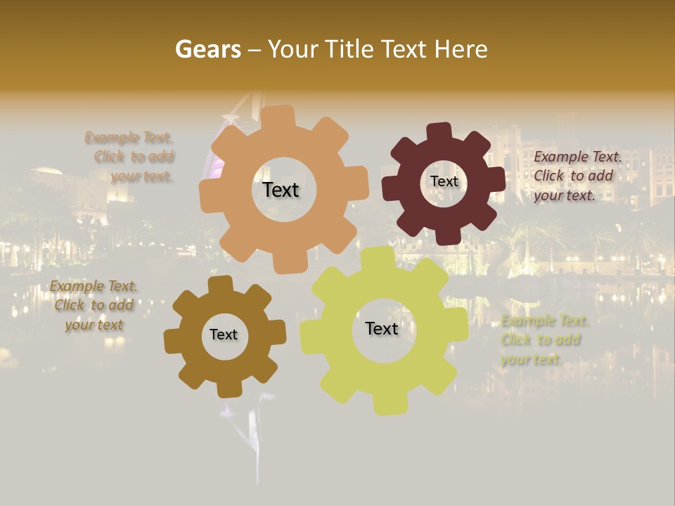 Ethnicity Resort Number PowerPoint Template