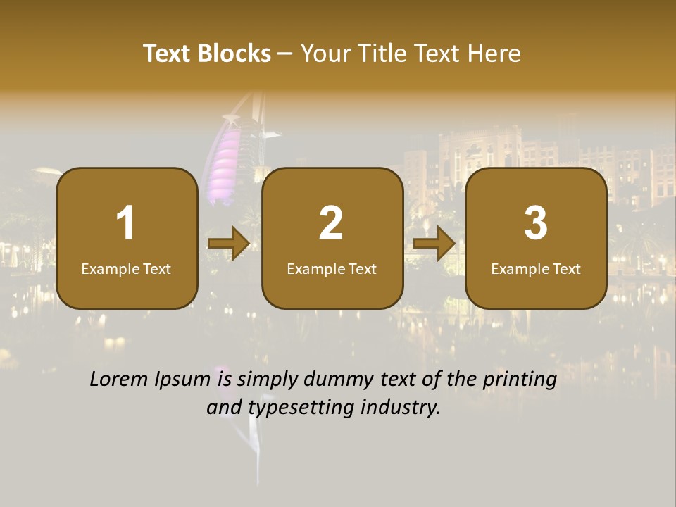 Ethnicity Resort Number PowerPoint Template