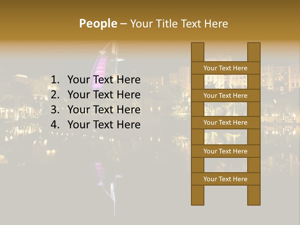 Ethnicity Resort Number PowerPoint Template