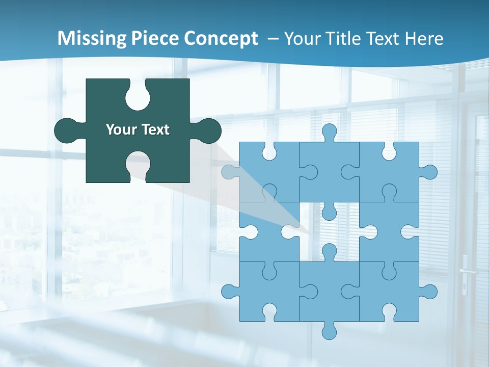 Empty Sun Ceiling PowerPoint Template