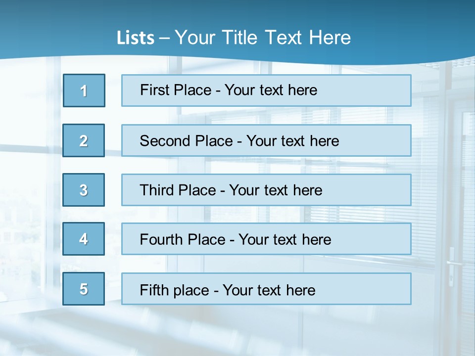 Empty Sun Ceiling PowerPoint Template