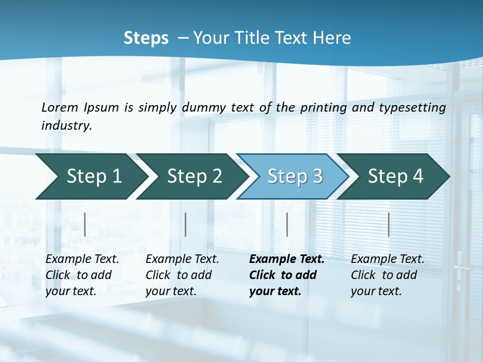 Empty Sun Ceiling PowerPoint Template