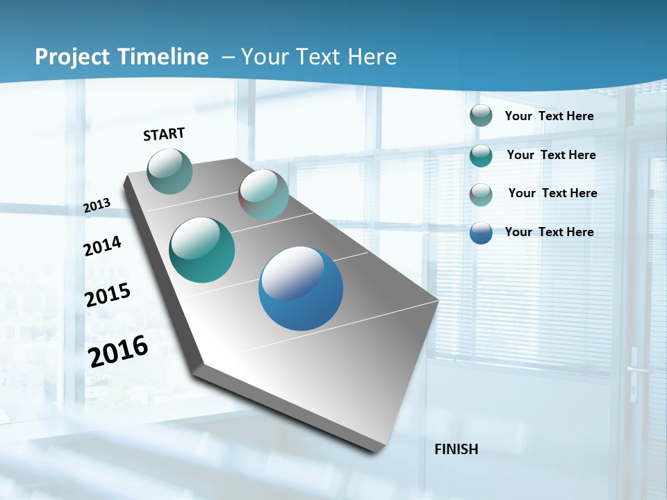 Empty Sun Ceiling PowerPoint Template
