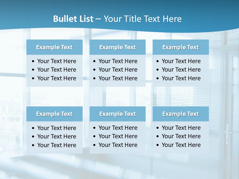 Empty Sun Ceiling PowerPoint Template