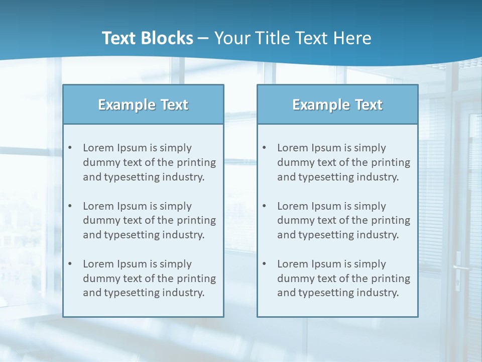 Empty Sun Ceiling PowerPoint Template