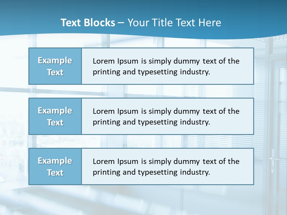 Empty Sun Ceiling PowerPoint Template