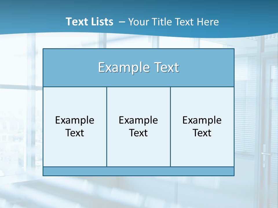 Empty Sun Ceiling PowerPoint Template