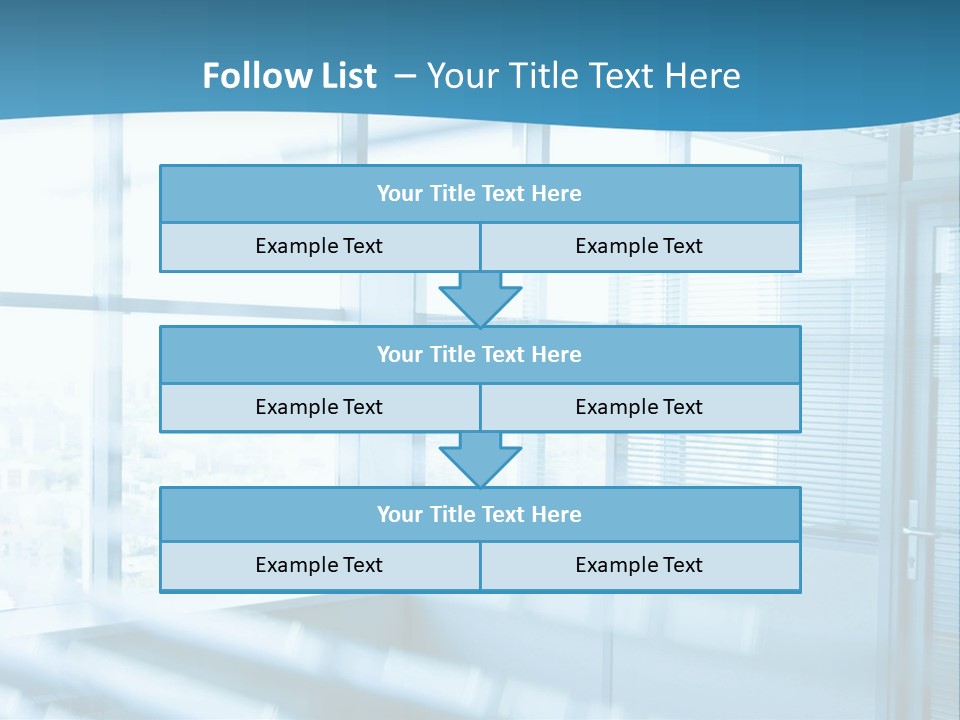Empty Sun Ceiling PowerPoint Template