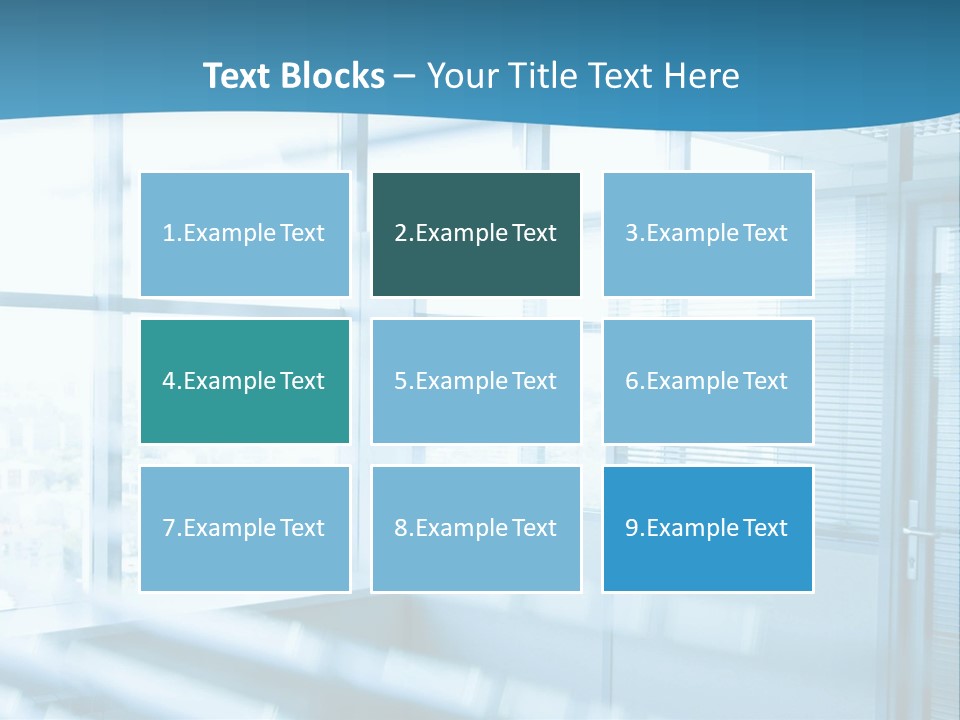 Empty Sun Ceiling PowerPoint Template