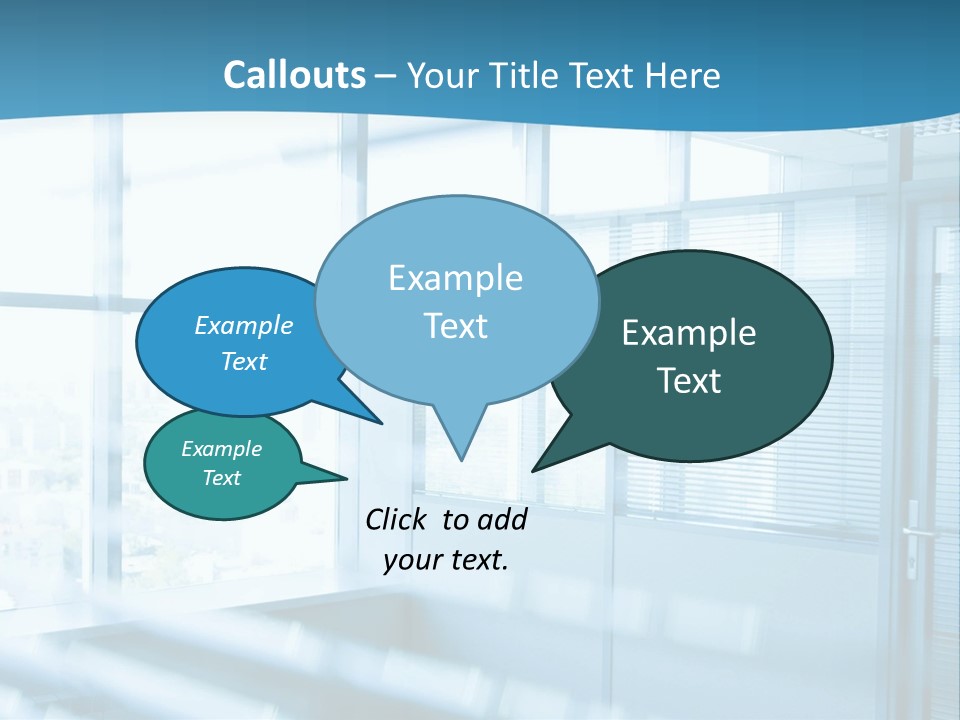 Empty Sun Ceiling PowerPoint Template