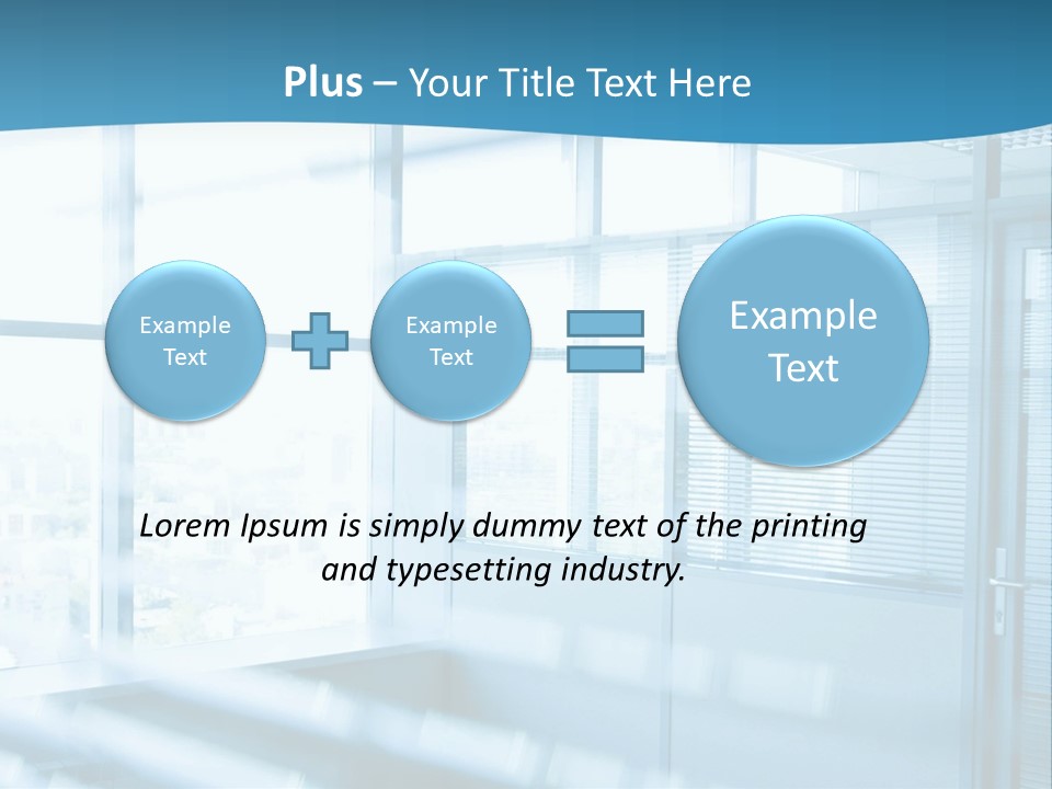 Empty Sun Ceiling PowerPoint Template