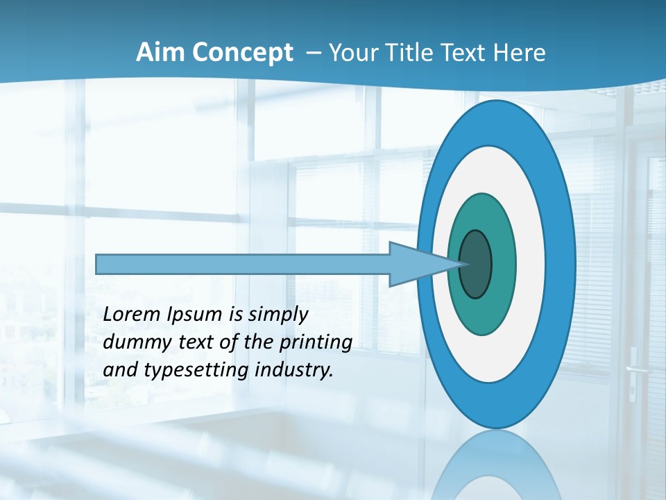 Empty Sun Ceiling PowerPoint Template