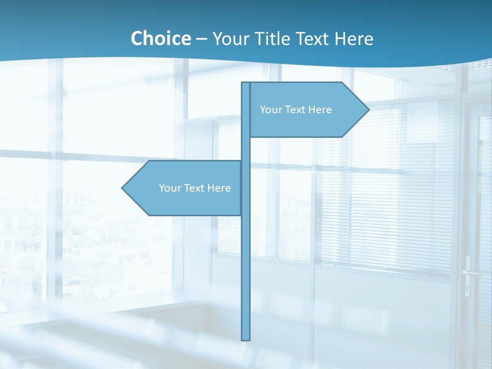 Empty Sun Ceiling PowerPoint Template