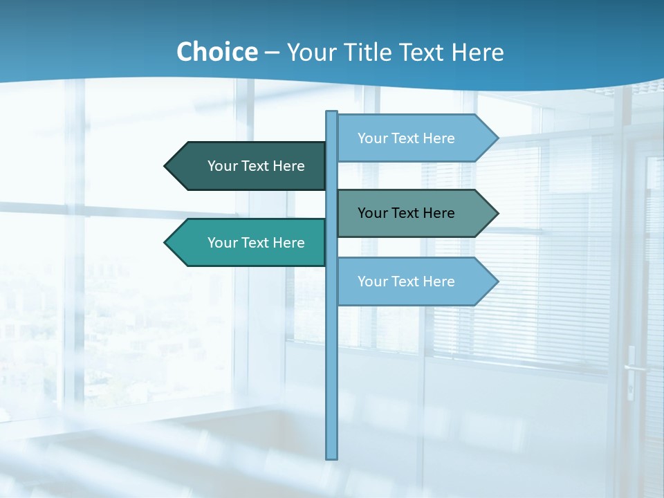 Empty Sun Ceiling PowerPoint Template