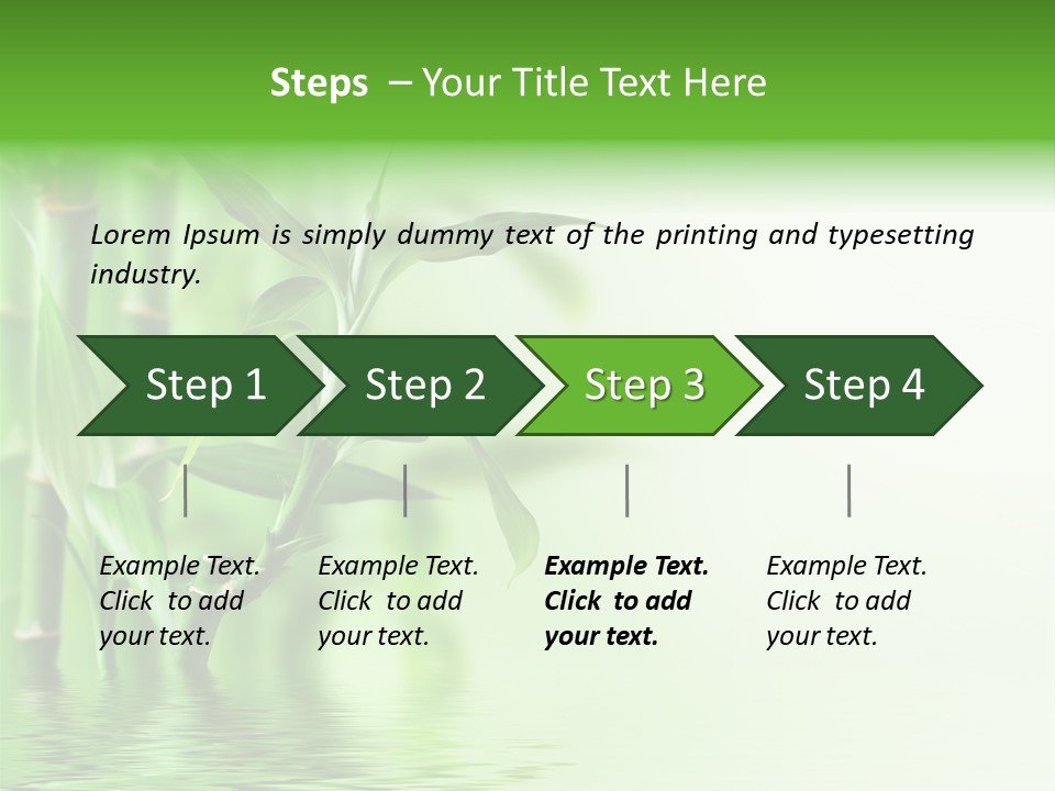 Lush Freshness Lucky PowerPoint Template