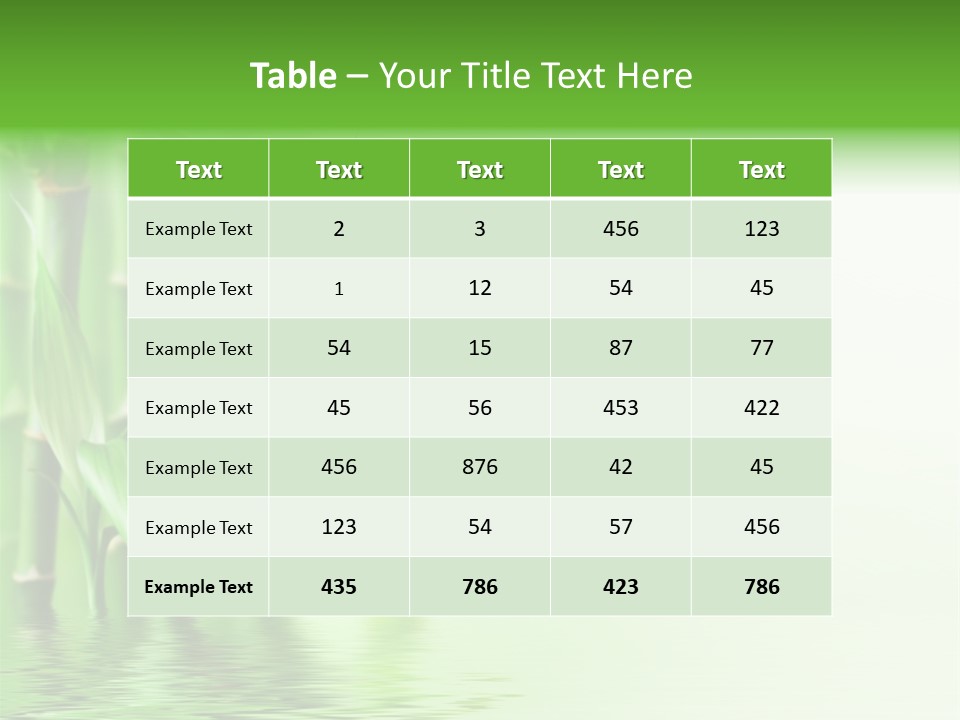 Lush Freshness Lucky PowerPoint Template