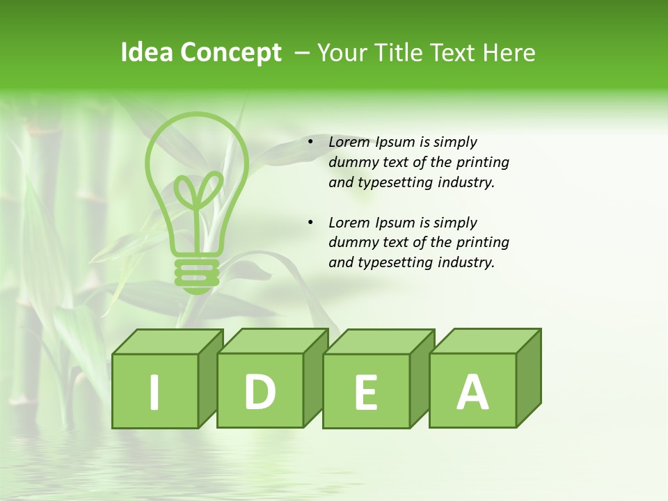 Lush Freshness Lucky PowerPoint Template