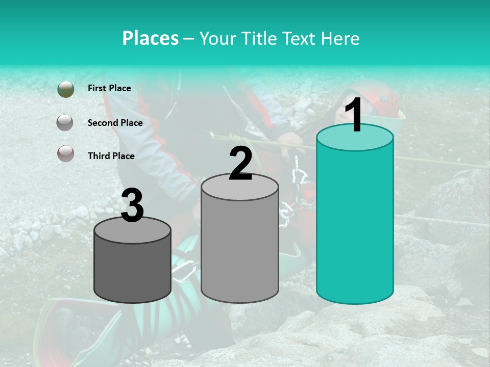 Trekking Ice Alps PowerPoint Template