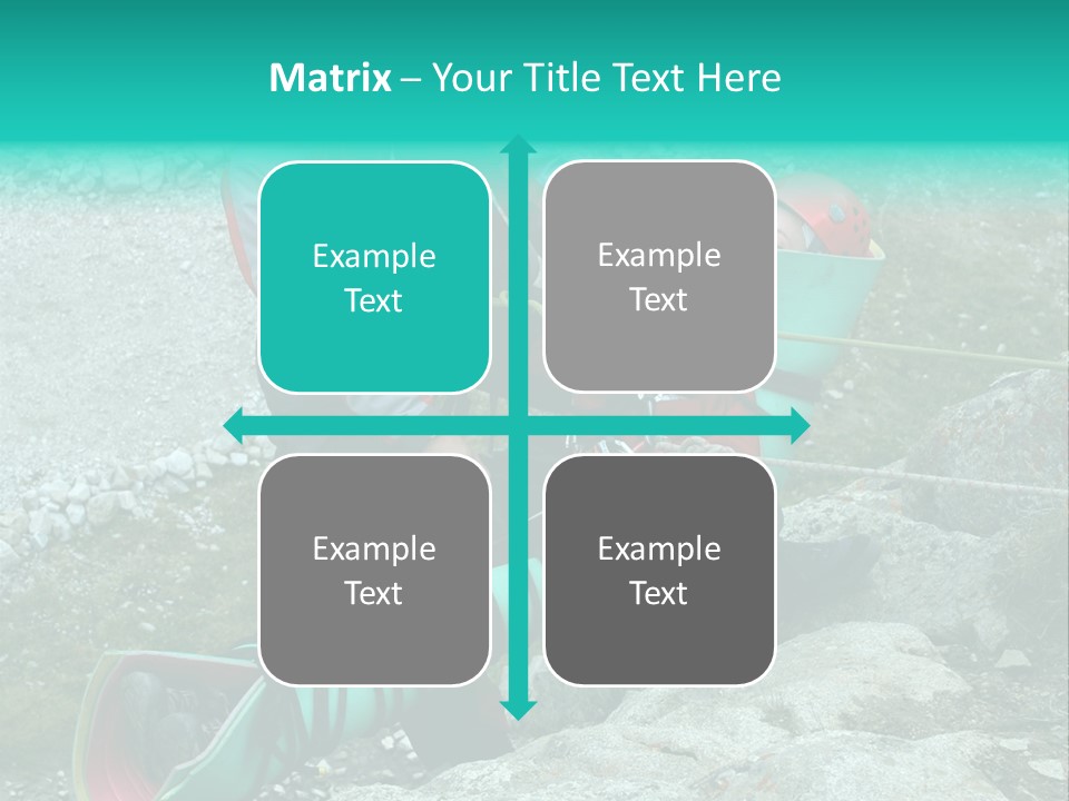 Trekking Ice Alps PowerPoint Template