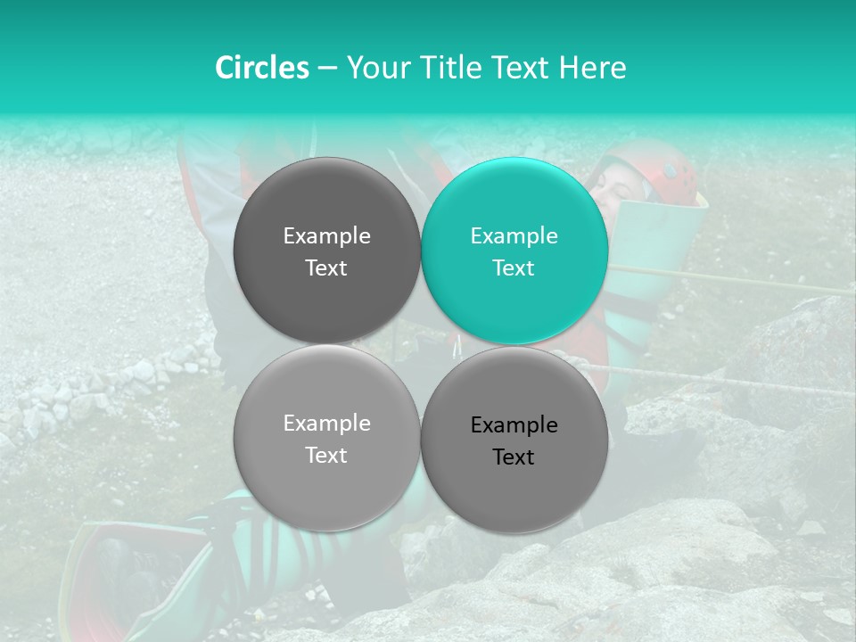 Trekking Ice Alps PowerPoint Template