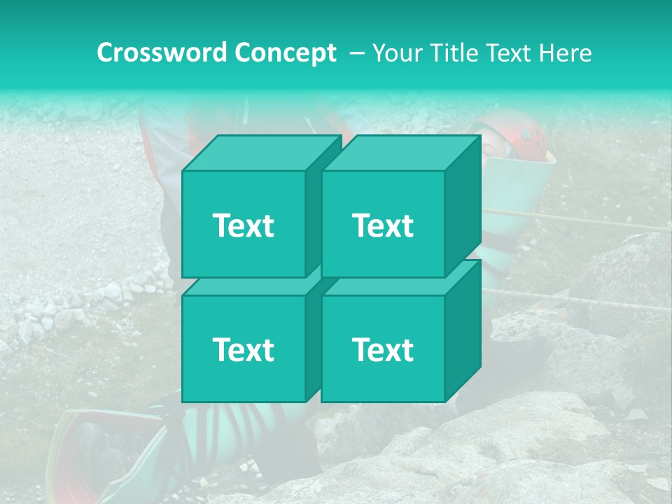 Trekking Ice Alps PowerPoint Template