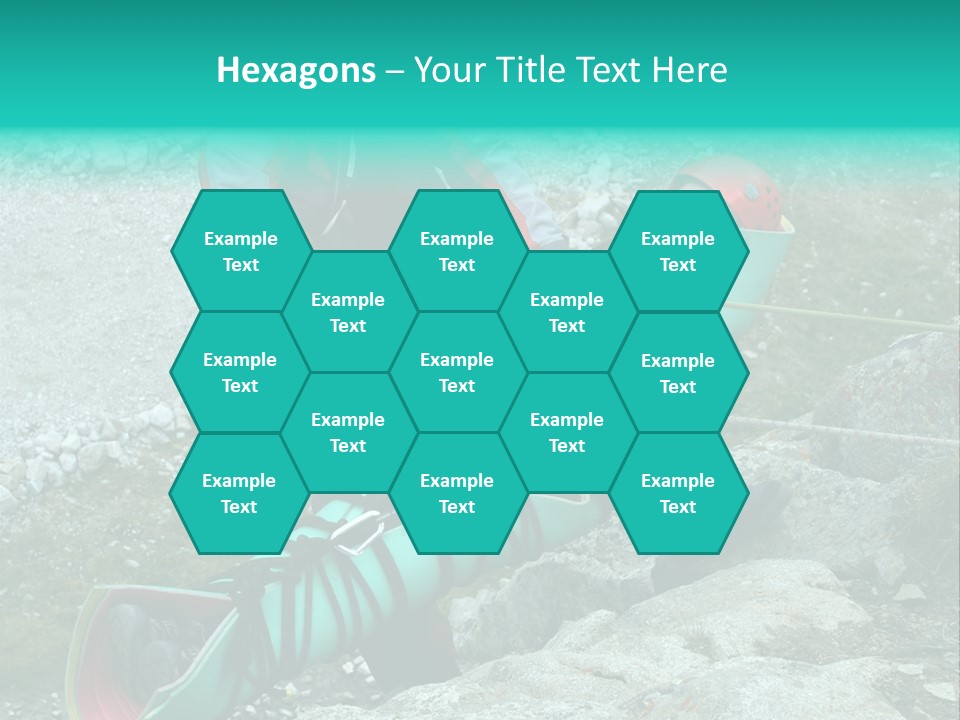 Trekking Ice Alps PowerPoint Template