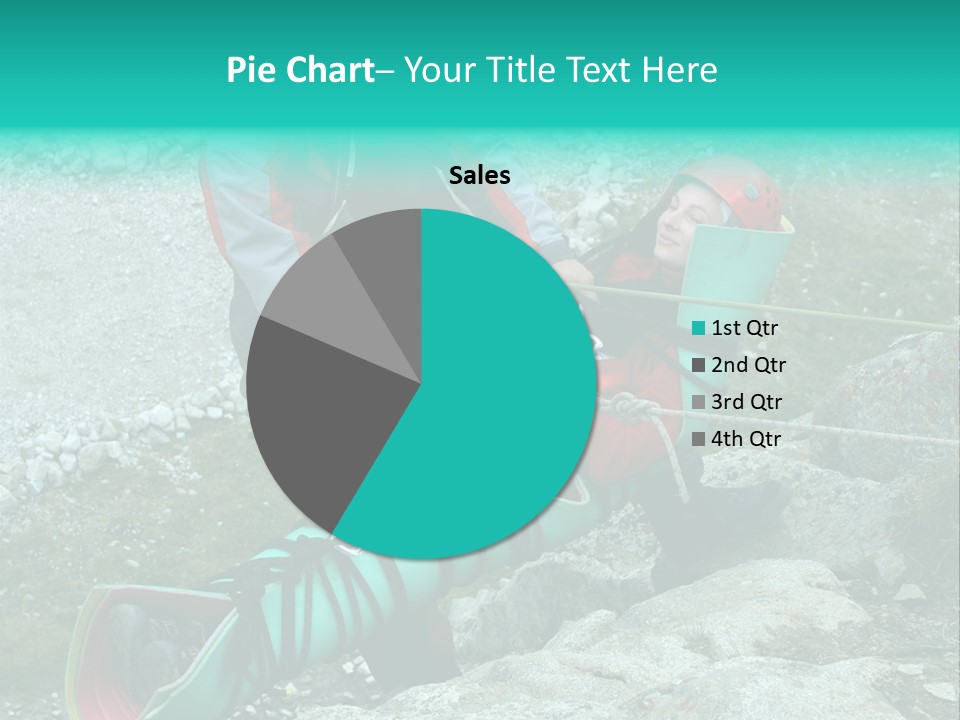 Trekking Ice Alps PowerPoint Template